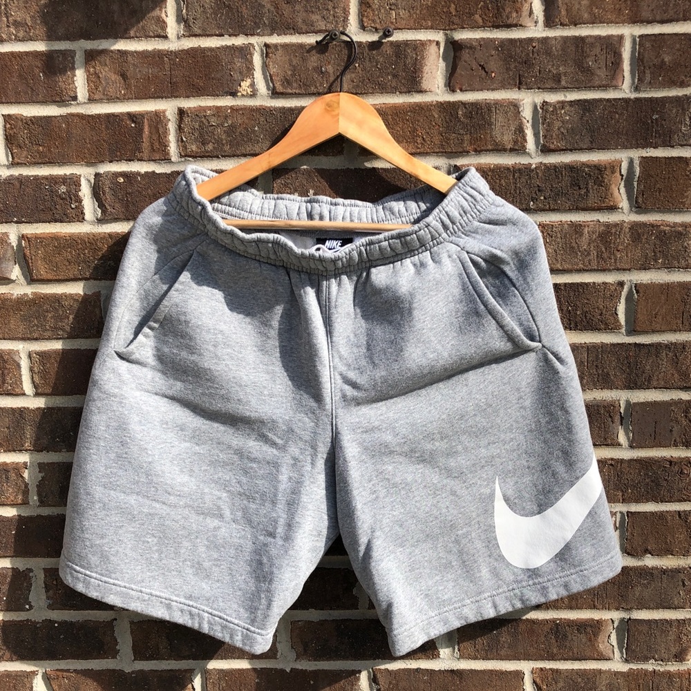 Grey Nike Sweat Shorts